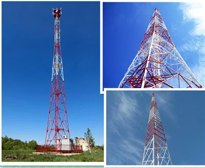 Torre treliçada autoportante de comunicação de 60 m