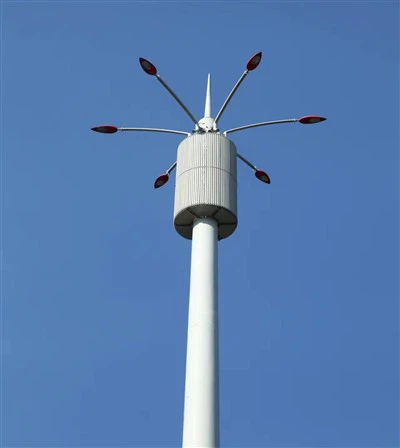 Torre monopolo de micro-ondas de modelagem artística WIFI