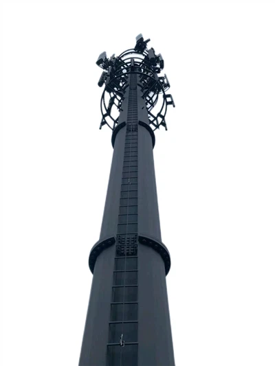 Torre de Antena Monopolo Galvanizada